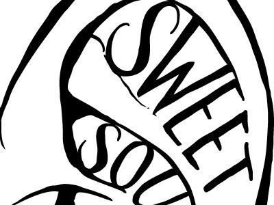 Sweet Sounds Records Logo hand lettering illustration logo music typography