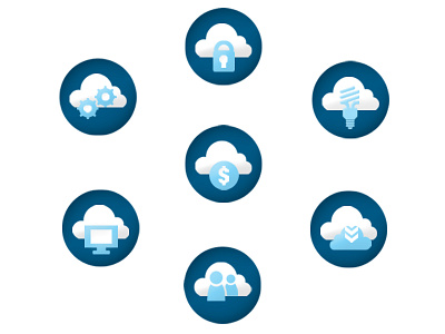 Web Icons button cloud icons web web icons