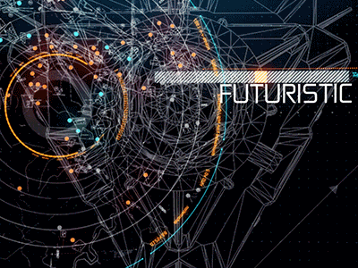 Hi-Tech HUD Logo Reveal data futuristic hi tech holographic hud infographics interface logo scifi technology template ui