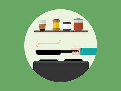 Pancake Flip editorial editorialillustration flip icons illustration infographics kitchen pancake pancake day