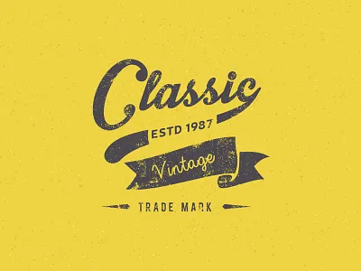 Vintage Logos download grunge retro rough vector