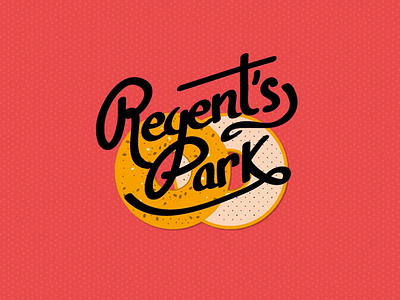 Regent's Park Logo bagel colors full logo park regens typography