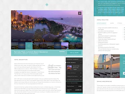 Property Details holiday hotel package property sidebar summary travel