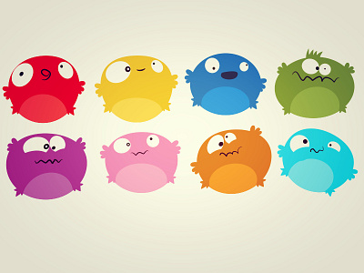 Fat Frogs characters frogs vector