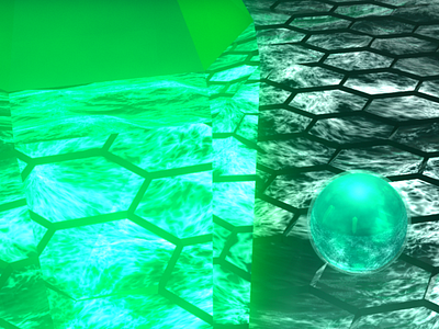 Ocean Of Life 3d beehive crystal gem hex hexagon maya modelling orb
