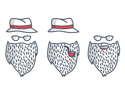 Who's who? the team. beard fun hat illustration sharing illustration switzerland team trip