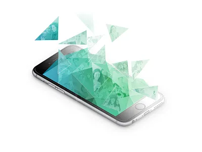 Every App Has It's Story app clean geometric geometric shapes illustration overlay overlayed images