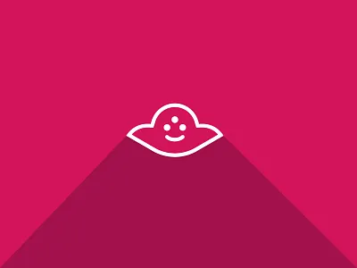 Manta branding characters concept creative icon mascot pink software