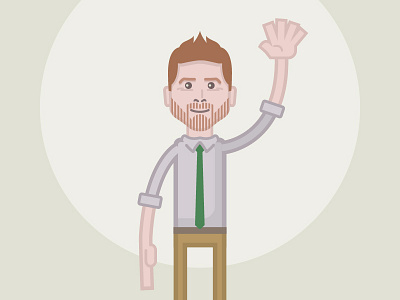 Me Again avatar caricature designer developer illustration self portrait