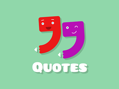 Quotes brush commas crayon face faces graph logo pen pencils quotes smile