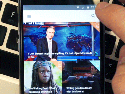 Search Header Animation animation app design interaction ios iphone ixd lucidlobster material design mobile search bar ux