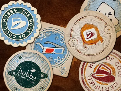 Hobbs Coaster Graphics brand graphic design identity logo visual design