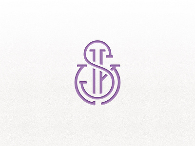 JKS Monogram ian lettering monogram s stationary steele type vector