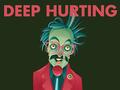DEEP HURTING blue green mst3k pink trace beaulieu