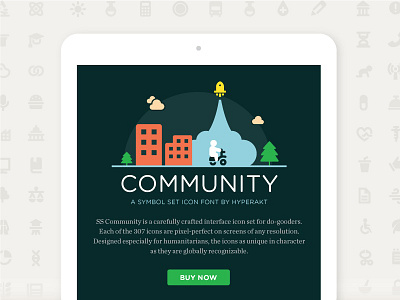 Microsite for Community Symbolset icons ipad symbols