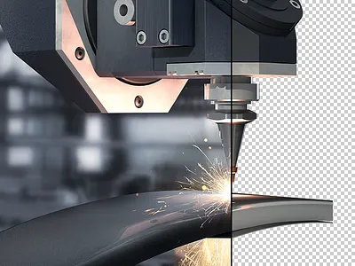 Major lazer 3d cut dark laser lazer light metal post production steel technical