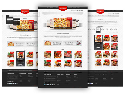 Freebie: Spicylicious PSD template freebie photoshop psd template web