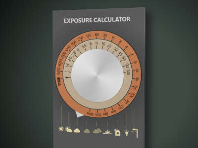 Exposure calculator by Alexey Radzhabov on Dribbble