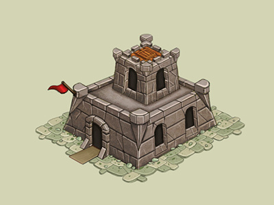 Game Assets buildings game game design illustration isometric strategy game