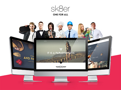 The amazing sk8er is here ! creative design multipurpose new theme photoshop project theme themeforest unique web wordpress