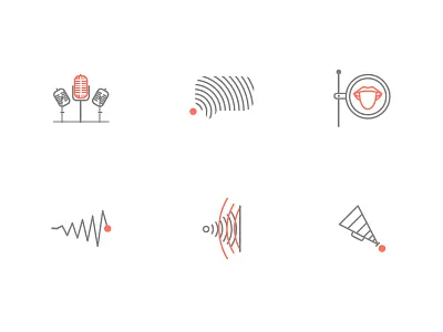 Icons drawing icon vector