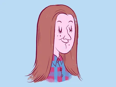 February Doodle character doodle drawing illustration portrait sketch