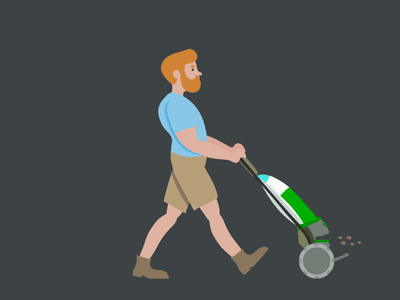 Young Scott Walk 2d animation gif scottish shorts walk