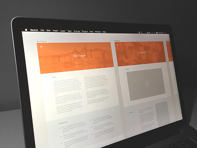 Subpages flat sketch stockholm ui ux web website wip wireframes