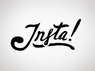 Insta! daily lettering hand lettering hand type insta instagram lettering practice script sketch type