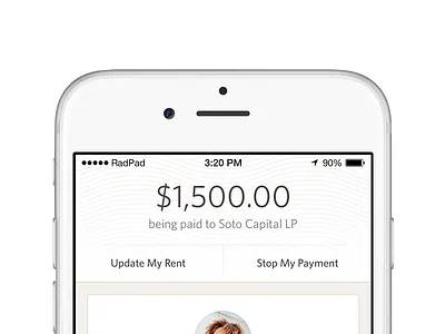 Sneak Peek ios radpad ui