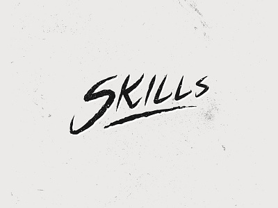 Skills blog design handmade lettering texture tumblr type typo typography vector