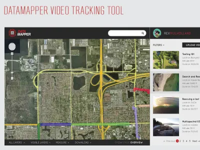 Datamapper Video Tracking Tool Preview design designer graphic preview responsive video web website