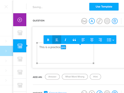 WYSIWYG - progressive disclosure flat friendly simple wysiwyg