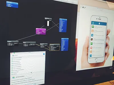 Prototype Origami app design notifications prototype ui ux