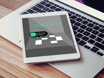 Splash page gray ipad pixel splash