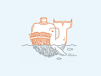 Dapper Whale dapper illustration whale