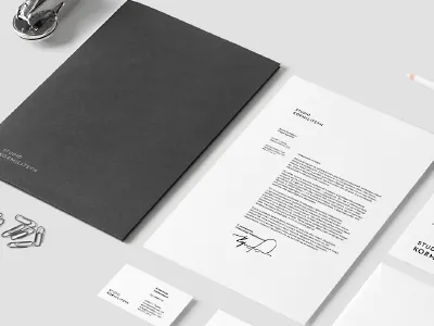 Studio's new logotype & visual identity identity logotype studio kormilitsyn website