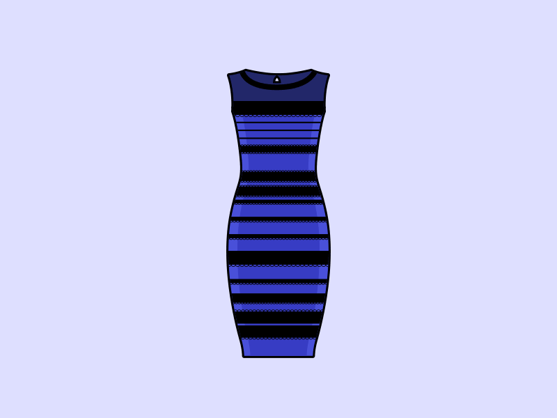 The black and blue, gold and white dress by Julian Burford on Dribbble The black and blue, gold and white dress by Julian Burford on Dribbble