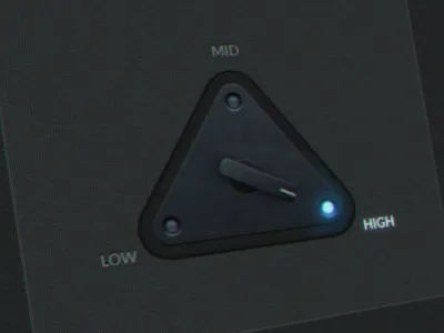 my first knob switcher ;) button dark knob music music button music switcher switcher ui ui button ux