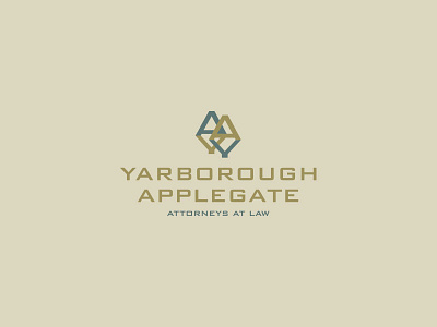 Yarborough Applegate Logo badges branding flat icons illustration illustrator lines logos vector