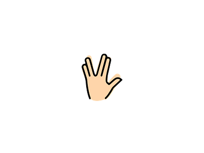 R.I.P. Mr. Spock emoji hand icon spock trek vulcan