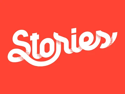 Stories lettering mark type typography vancouver wordmark