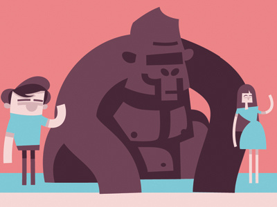 The Gorilla Test animation character gorilla illustration test