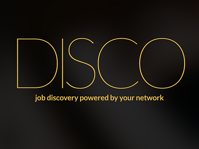 Disco Logotype design logo typography