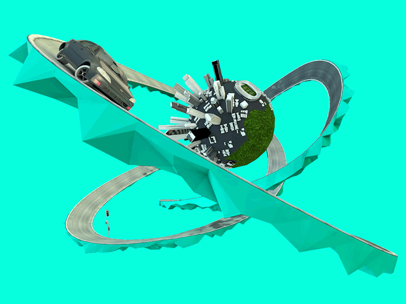 In the mexico city car chevy cinema4d mexico rig