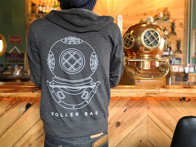 Hoots Hoodie beer brewery design helmet hoodie hoots beer co illustration line art