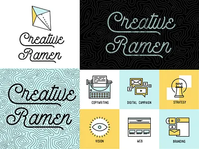 Creative Ramen Brand awesome brand branding creative intuitive logo team