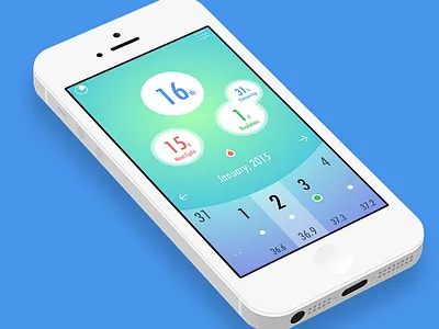 Lunaria app design ui design