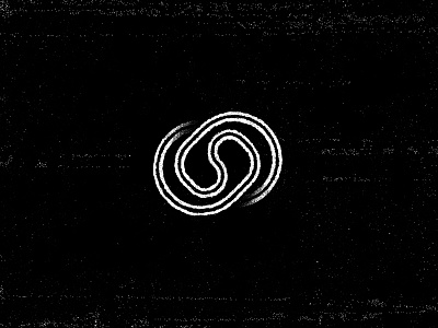 Infinite letter "S" | number 1 cosmos endless future handwritten letter line logo mark mono road s sign