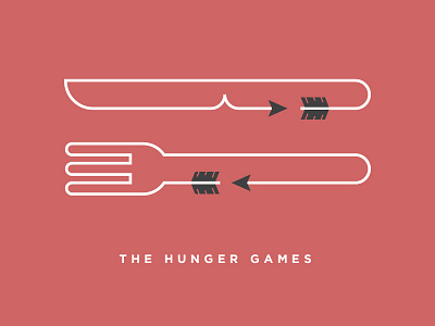 The Hunger Games blue conceptual film form illustration minimal movie movies poster posters records typography